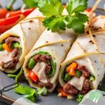 Wrap recepten: Gehakt en paprika wraps