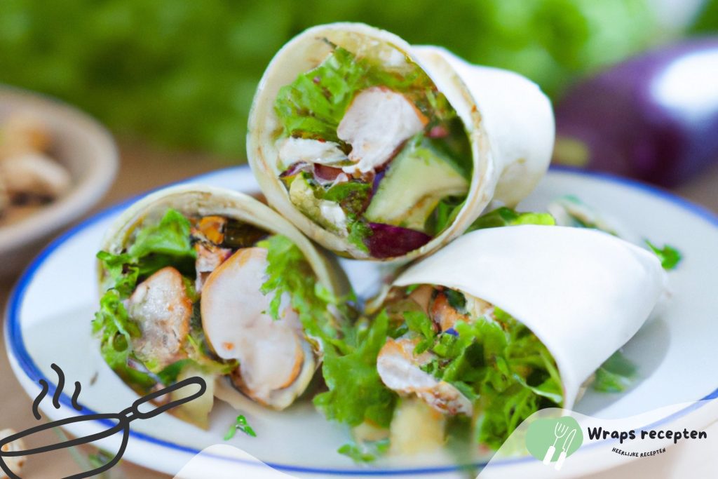 Kip en courgette wraps