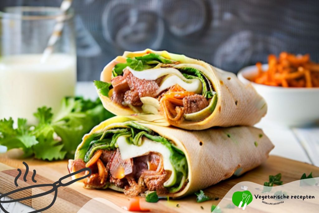 Wraps pulled pork